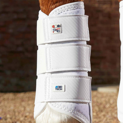 Guêtres de Dressage Premier Equine Carbon Air-Tech – Protection Ventilée à Fermeture Simple