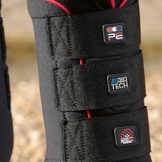 Guêtres Nano-Tec Infrared Premier Equine avec Doublures – Thérapie Infrarouge et Récupération Équine