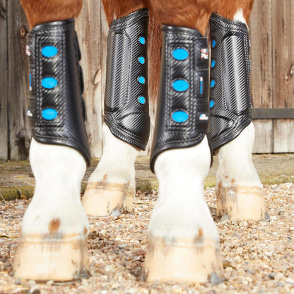 Guêtres Postérieurs Air Cooled Super Lite Carbon Tech Premier Equine – Protection Légère et Ventilée