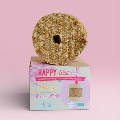 Happy Wild Calm Lavande Camomille Bio – Happy Crackers – Jouet Friandise Cheval Apaisant
