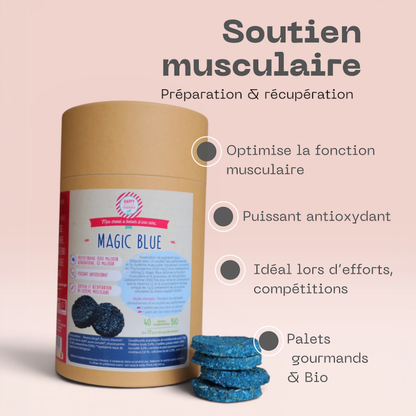 Magic Blue Cheval – Soutien Musculaire & Récupération Antioxydante – Happy Crackers