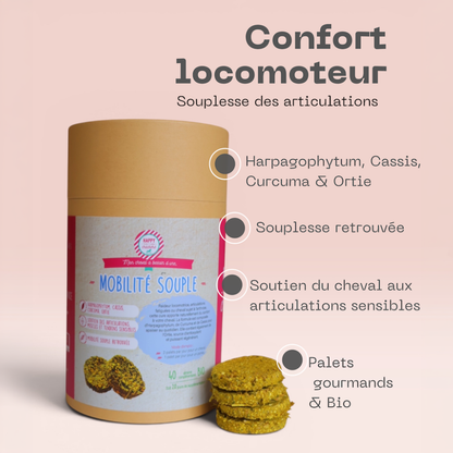 Mobilité Souple Bio pour Chevaux – Soutien Naturel des Articulations et Tendons | Happy Crackers