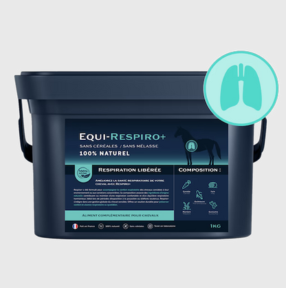 Equi-Respiro+ – Complément naturel cheval pour troubles respiratoires et toux - Equimojo
