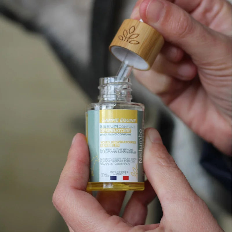 Sérum Confort Respiratoire cheval - Nellumbo