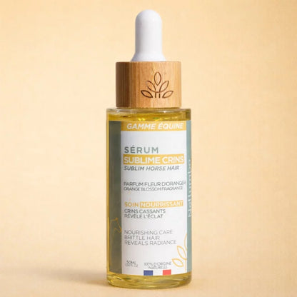 Sérum Sublime Crins - Soin naturel nourrissant pour les crins du cheval - Nellumbo