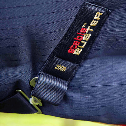 Couverture d’Écurie Buster 200g avec Couvre-Cou Amovible Polyester Ripstop 1000D | Premier Equine