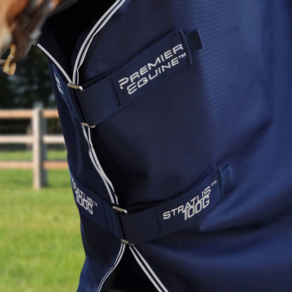 Couverture Cheval Imperméable 600D 100g Stratus Premier Equine avec Couvre-cou