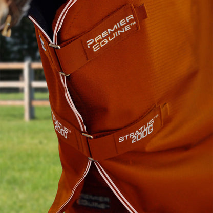 Couverture d’extérieur Stratus 600D série 200 g avec couvre-cou classique - Premier Equine