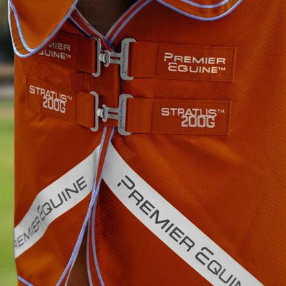 Couverture d’extérieur Stratus 600D série 200 g avec couvre-cou classique - Premier Equine