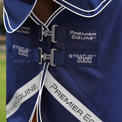 Couverture d’extérieur Stratus 600D série 200 g avec couvre-cou classique - Premier Equine