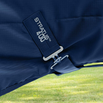 Couverture d’écurie Stratus 400g avec couvre-cou 420D – Isolation thermique et confort Premier Equine