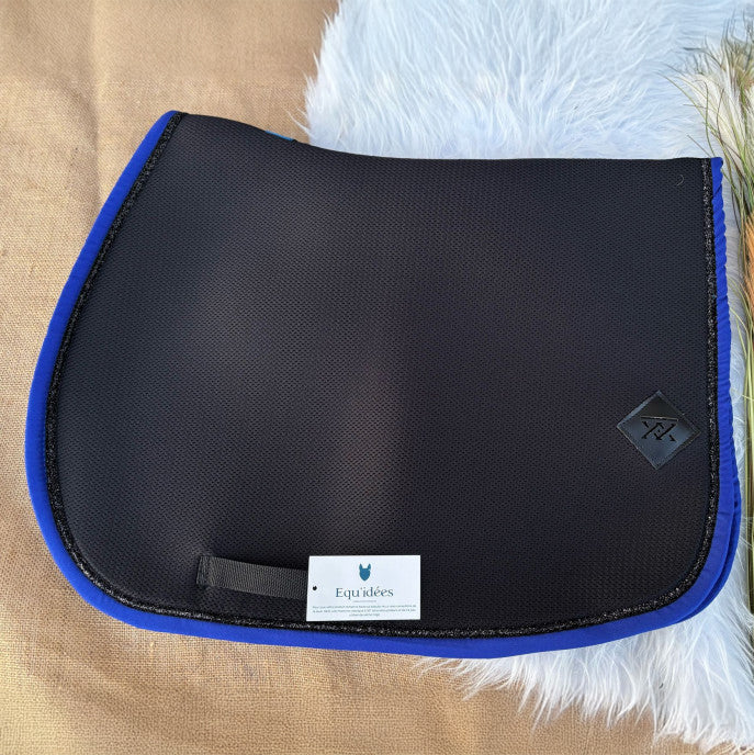 Tapis de Selle Oxxer Mesh Noir Bord Couleur – Respirant et Élégant