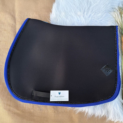 Tapis de Selle Oxxer Mesh Noir Bord Couleur – Respirant et Élégant